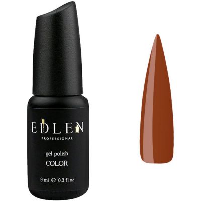 Гель-лак Edlen №34 (темно-коричневий, емаль) 9 мл