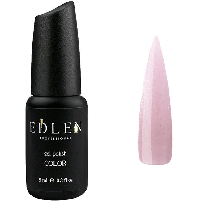 Гель-лак Edlen №127 (розовый с серебристым шиммером) 9 мл