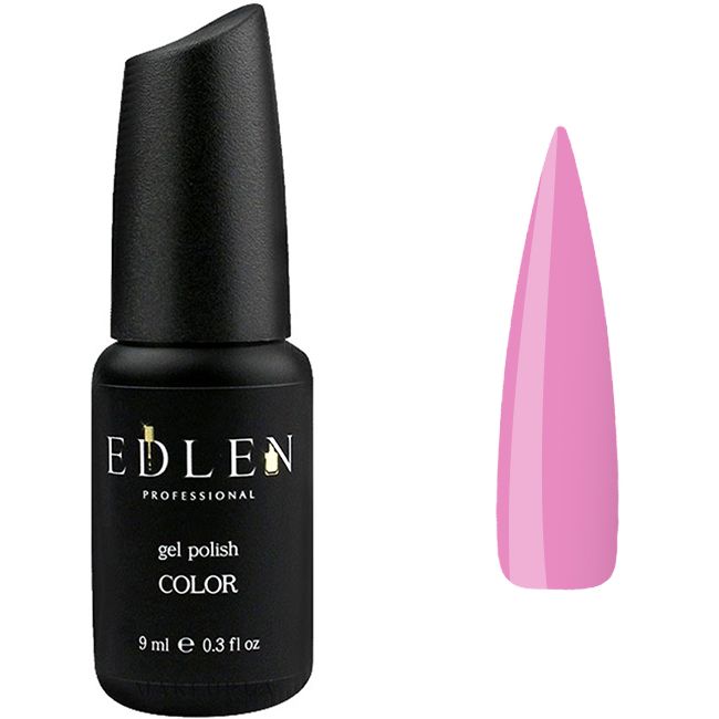 Гель-лак Edlen №131 (насыщенный barbie розовый, эмаль) 9 мл