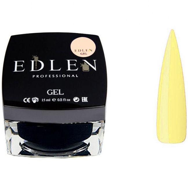 Будівельний гель Edlen Builder Gel №15 (жовтий) 15 мл