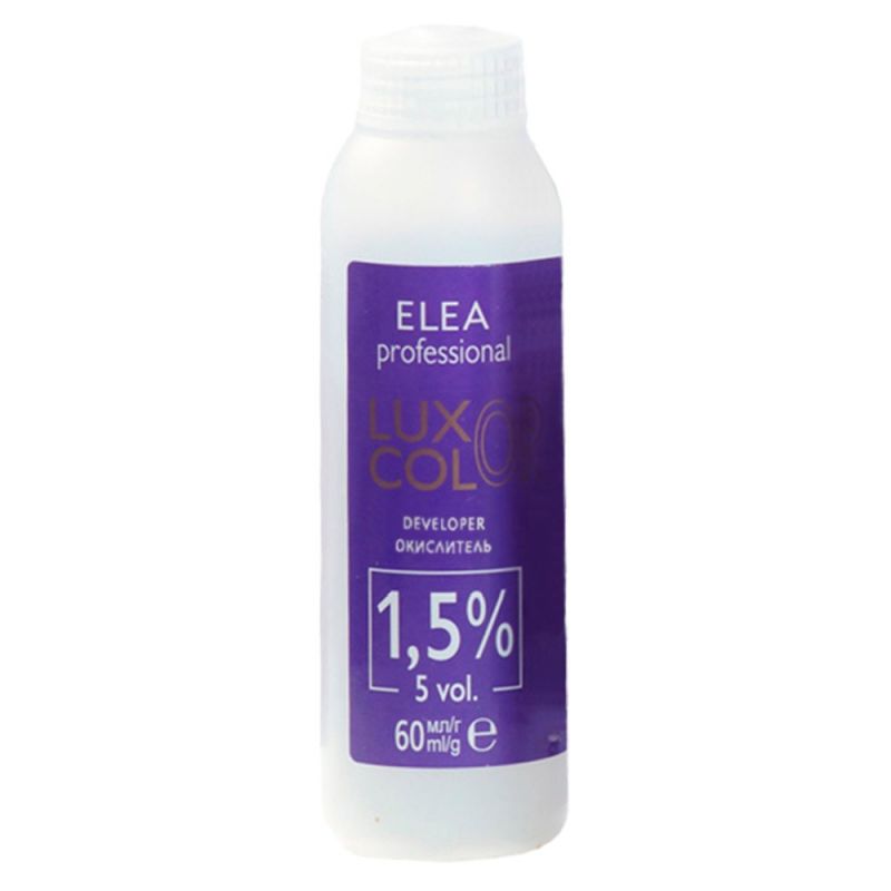 Окислительная эмульсия Elea Professional Luxor Color Developer 1.5% (5 Vol) 60 мл