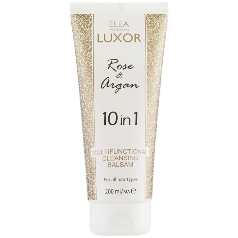 Бальзам для волос очищающий Elea Luxor Rose&Argan 10 in 1 Balsam 200 мл