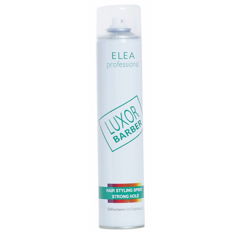 Лак для волосся сильної фіксації Elea Professional Luxor Barber Hair Styling Spray Strong Hold 500 мл