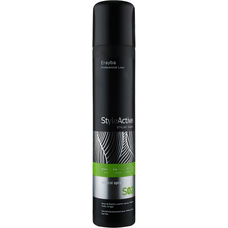 Спрей для волосся середньої фіксації Erayba ES02 Natural Spray 300 мл