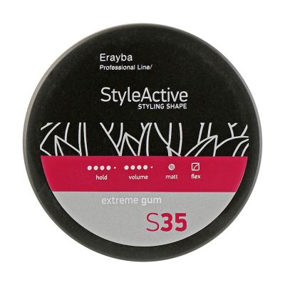 Моделирующая паста сильной фиксации Erayba Style Active S35 Extreme Gum 100 мл