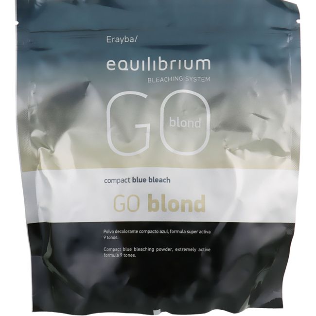 Пудра осветляющая Erayba Equilibrium Bleaching System Go Blond (блакитна) 500 г