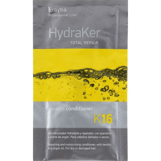 Кондиціонер для волосся з кератином та аргановим маслом Erayba HydraKer K16 Keratin Conditioner (пробник) 10 мл