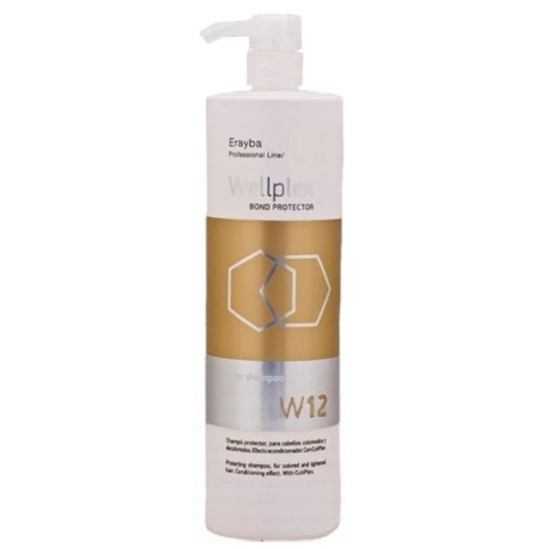 Шампунь для захисту і зміцнення волосся Erayba Wellplex W12 Bond Shampoo 1000мл