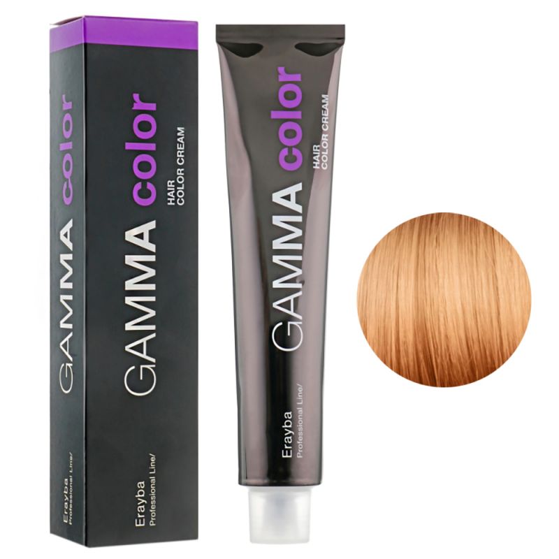 Крем-фарба для волосся Erayba Gamma Hair Color Cream 10/43 (екстра світлий мідно-золотистий блонд) 100 мл