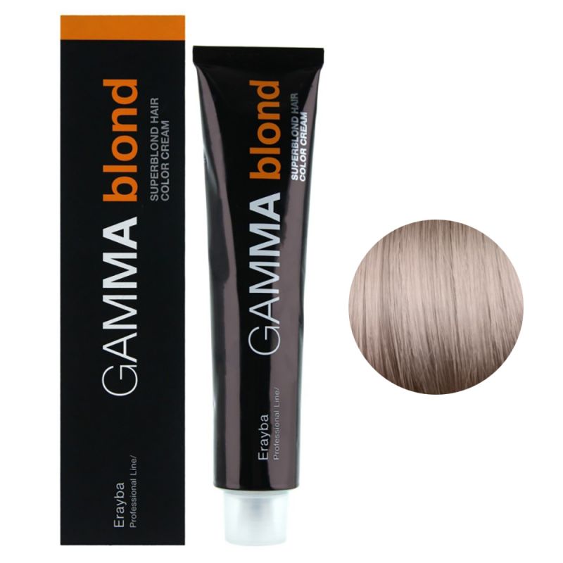 Крем-краска для волос Erayba Gamma Blond Hair Color Cream 11/10 (пепельный экстра светлый блонд) 100 мл