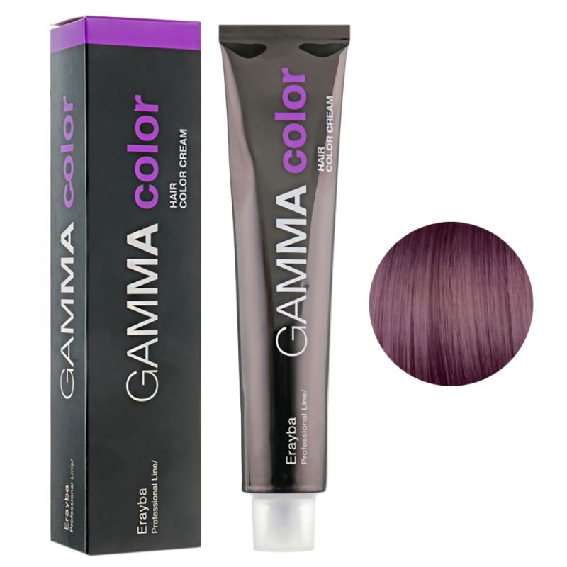 Крем-фарба для волосся Erayba Gamma Hair Color Cream 5/52 (махагоново-фіолетовий) 100 мл