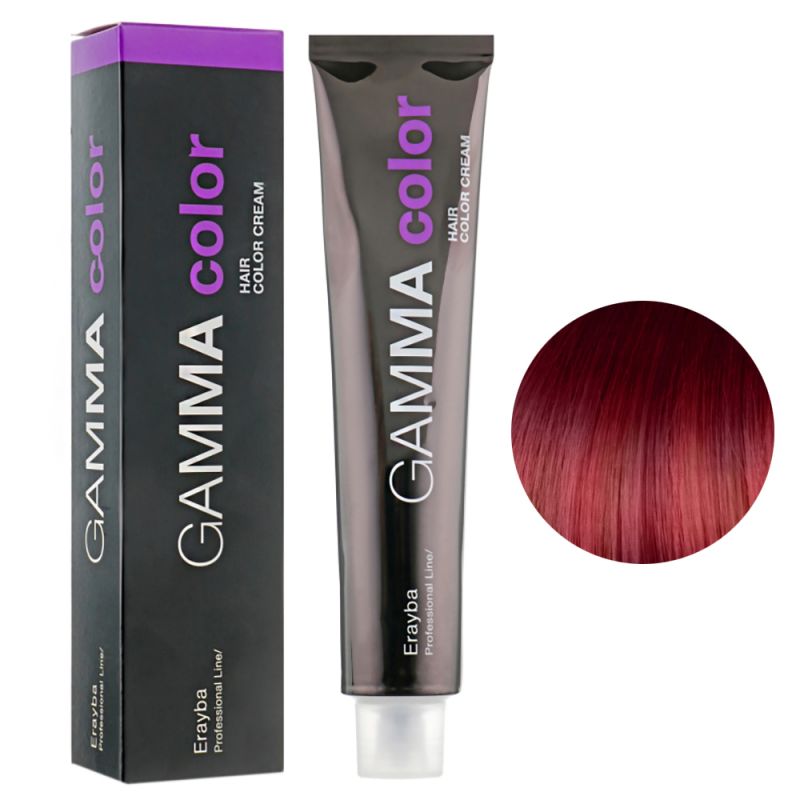 Крем-краска для волос Erayba Gamma Hair Color Cream 5/99 (светлый интенсивный красно-коричневый) 100 мл