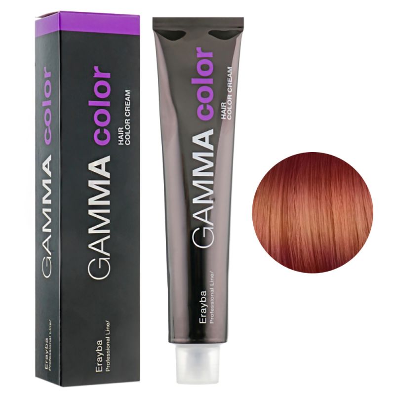 Крем-фарба для волосся Erayba Gamma Hair Color Cream 6/40 (темний мідний блонд) 100 мл