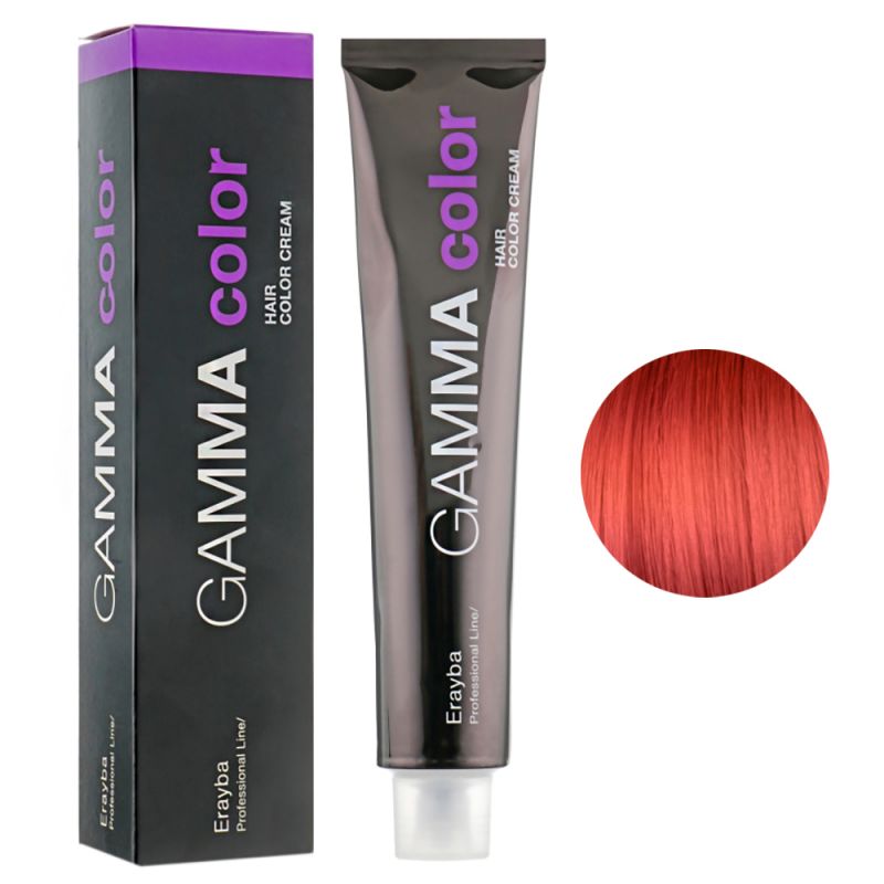 Крем-краска для волос Erayba Gamma Hair Color Cream 6/95 (темный красно-махагоновый блонд) 100 мл