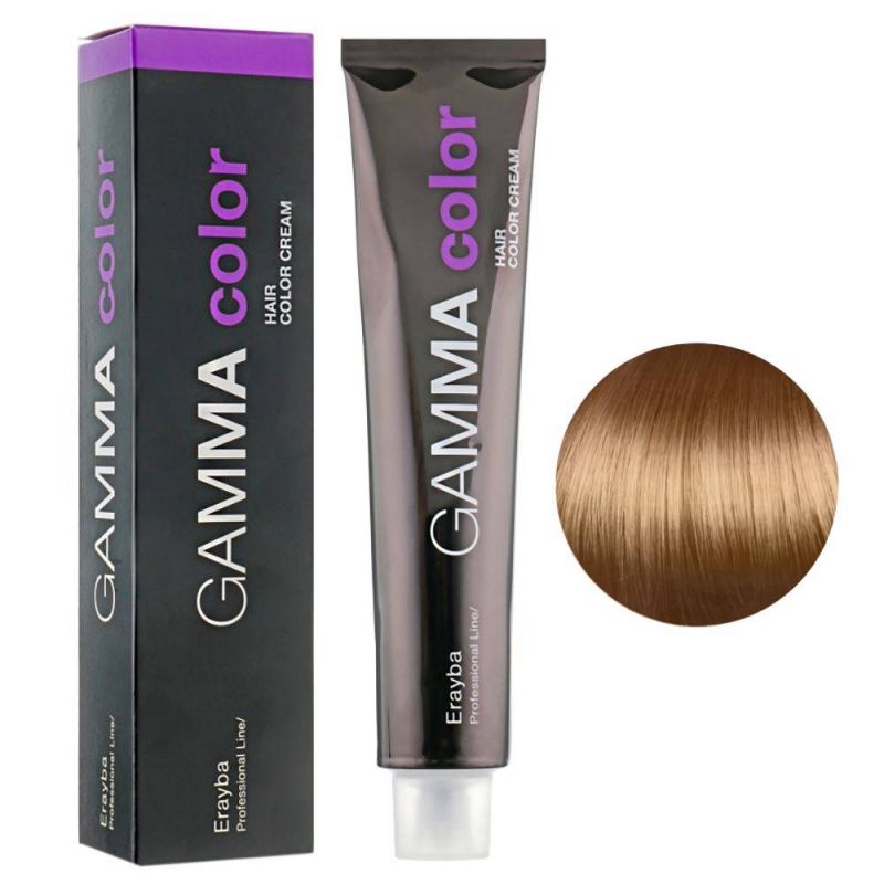 Крем-фарба для волосся Erayba Gamma Hair Color Cream 7/30 (золотий середньо-русявий) 100 мл