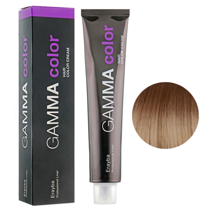 Крем-краска для волос Erayba Gamma Hair Color Cream 7/00+ (интенсивный натуральный блонд) 100 мл