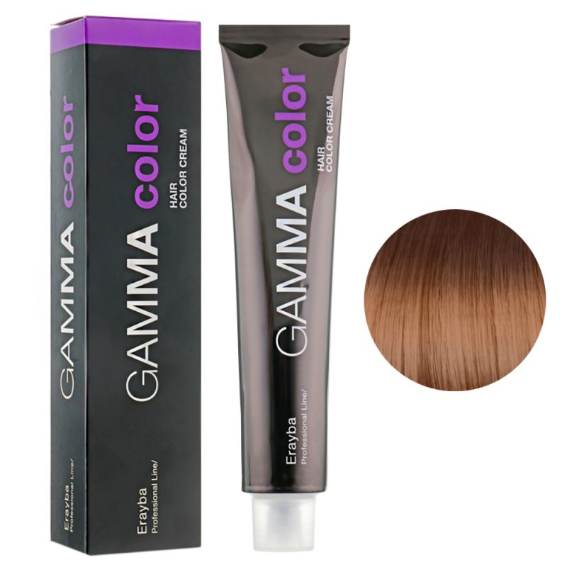 Крем-фарба для волосся Erayba Gamma Hair Color Cream 7/22 (інтенсивний коричневий блонд) 100 мл
