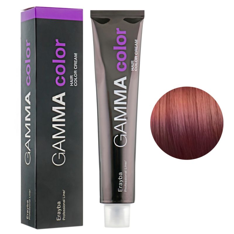Крем-краска для волос Erayba Gamma Hair Color Cream 7/36 (золотисто-коричневый каштановый блонд) 100 мл