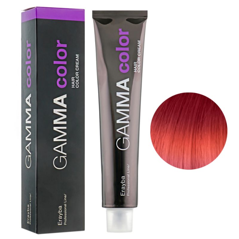 Крем-фарба для волосся Erayba Gamma Hair Color Cream 7/99 (інтенсивний червоний блонд) 100 мл