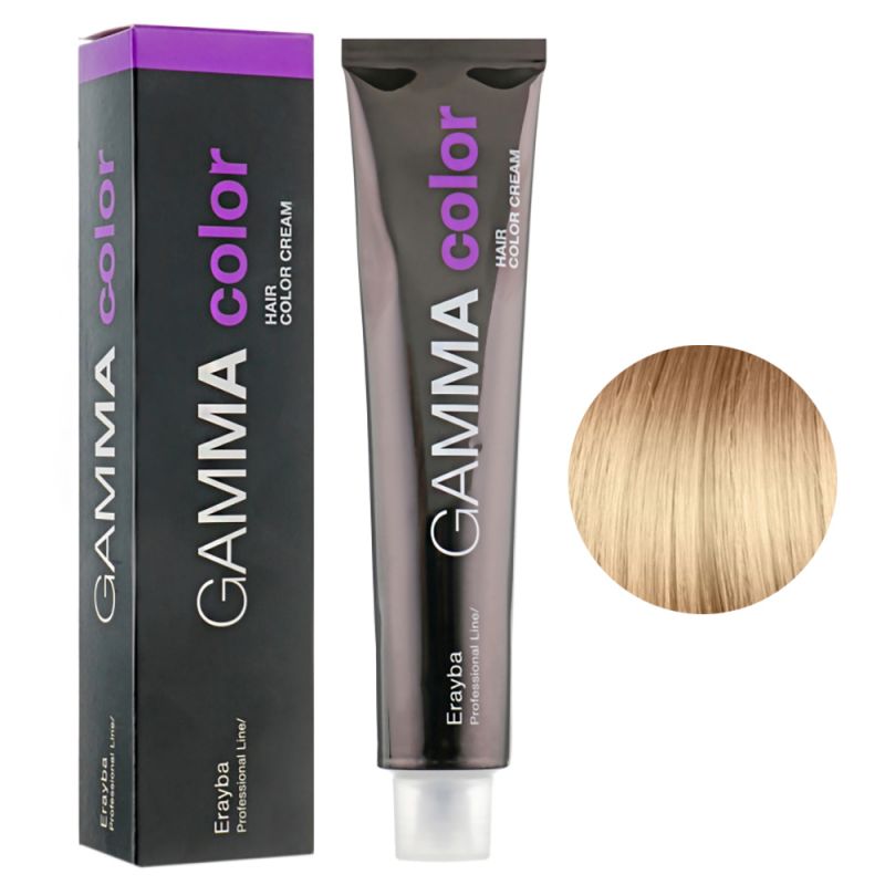 Крем-краска для волос Erayba Gamma Hair Color Cream 8/30 (светлый золотистый блонд) 100 мл