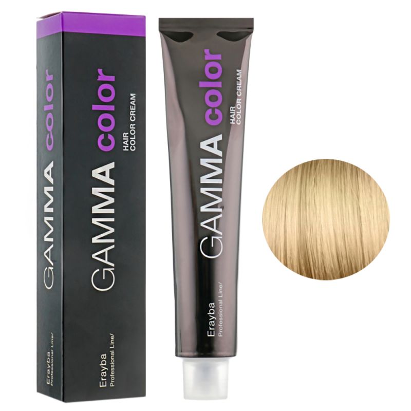 Крем-фарба для волосся Erayba Gamma Hair Color Cream 8/60 (світлий коричневий блонд) 100 мл