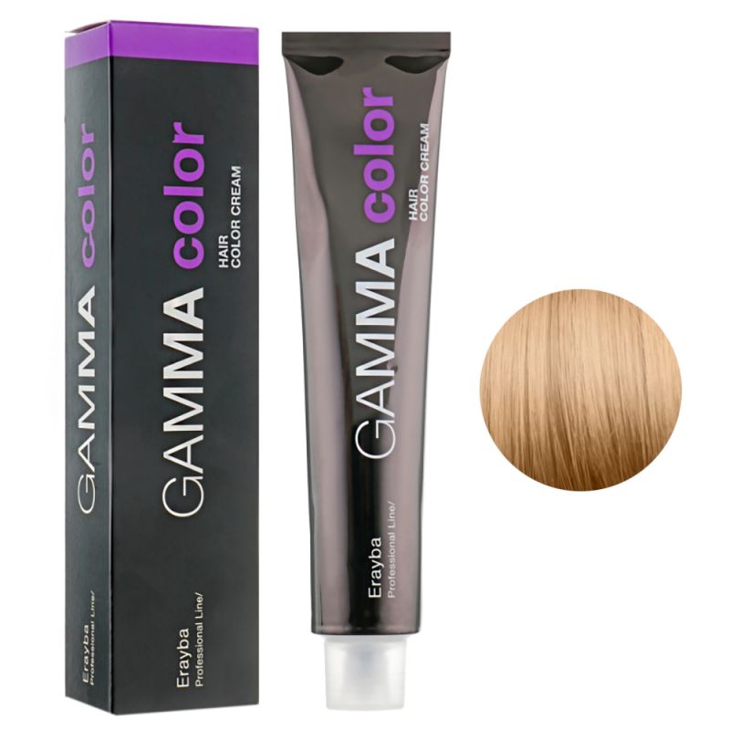 Крем-фарба для волосся Erayba Gamma Hair Color Cream 9/60 (дуже світлий коричневий блонд) 100 мл