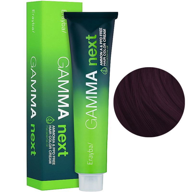 Крем-фарба для волосся безаміачна Erayba Gamma Next 0.80 (фіолетовий) 100 мл