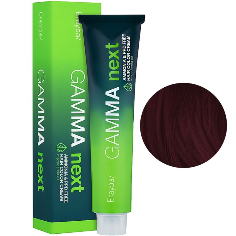 Крем-фарба для волосся безаміачна Erayba Gamma Next 0.90 (червоний) 100 мл