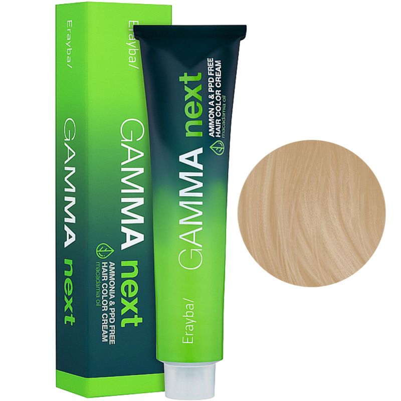 Крем-фарба для волосся безаміачна Erayba Gamma Next 10.00 (екстра світлий блонд) 100 мл