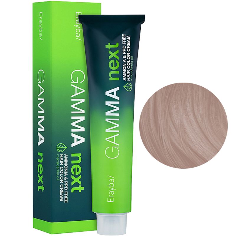 Крем-фарба для волосся безаміачна Erayba Gamma Next 10.22 (інтенсивний переливчастий екстра світлий блонд) 100 мл
