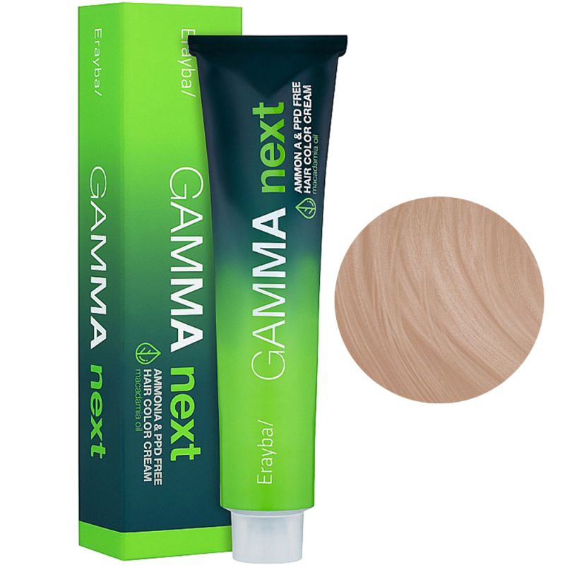 Крем-фарба для волосся безаміачна Erayba Gamma Next 11.60 (екстра світлий коричневий блонд) 100 мл