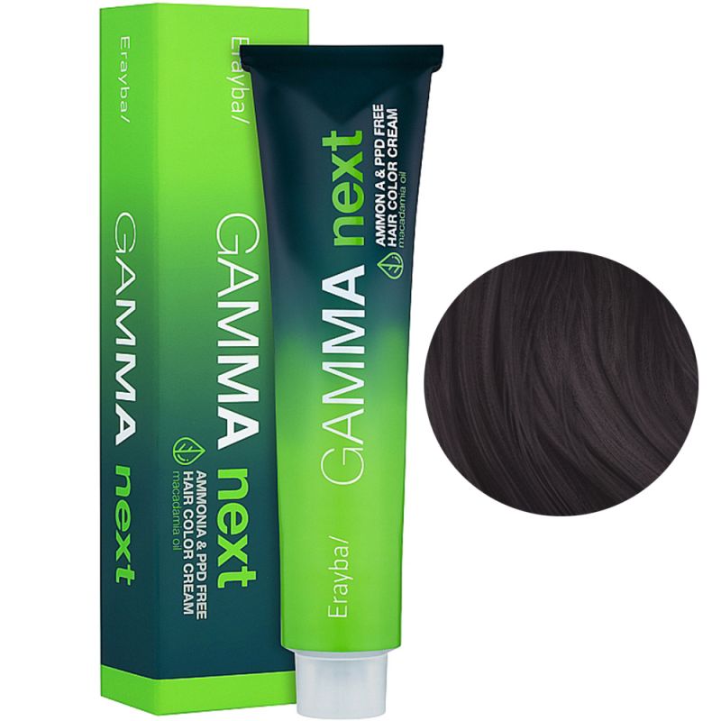Крем-краска для волос безаммиачная Erayba Gamma Next 5.65 (коричневый махагон светло-каштановый) 100 мл