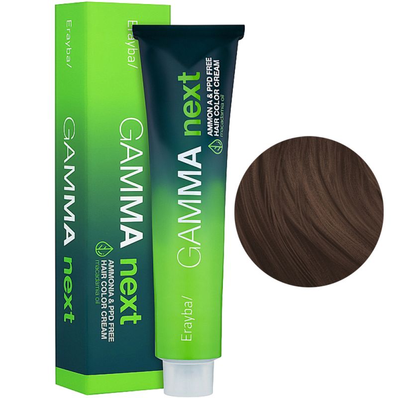 Крем-фарба для волосся безаміачна Erayba Gamma Next 7.00 (натуральний русявий) 100 мл