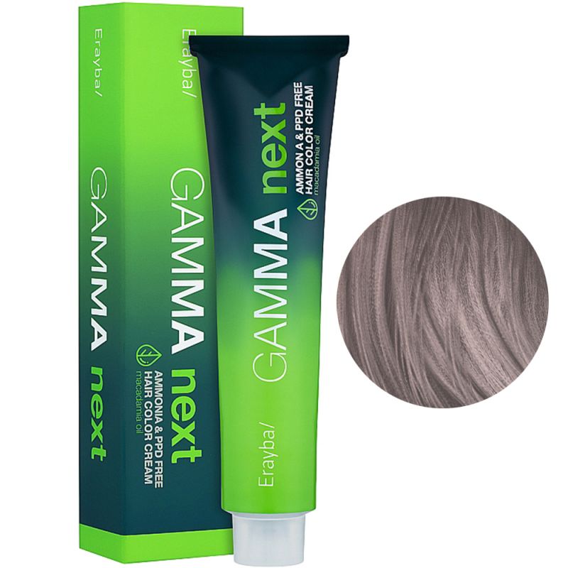 Крем-фарба для волосся безаміачна Erayba Gamma Next 9.22 (світлий блонд, що інтенсивно переливається) 100 мл