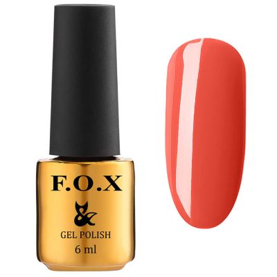 Гель-лак F.O.X Gel Polish Euphoria №601 (класичний червоний, щільна емаль) 6 мл