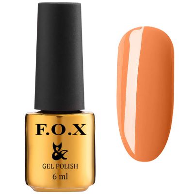 Гель-лак F.O.X Gel Polish Euphoria №602 (гарбузовий, оранж, щільна емаль) 6 мл