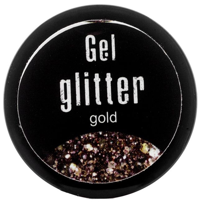 Гель-глиттер FRC French Gel Glitter №07 (золотой) 5 г