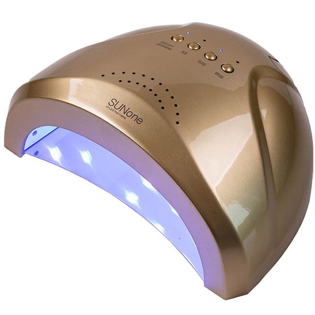 Лампа для нігтів SUNone LED-UV Gold 48 Вт