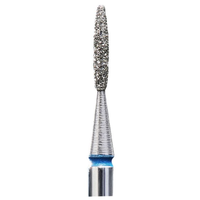 Фреза алмазна Staleks Полум'я (діаметр 1.4 мм, робоча частина 8 мм, синя)