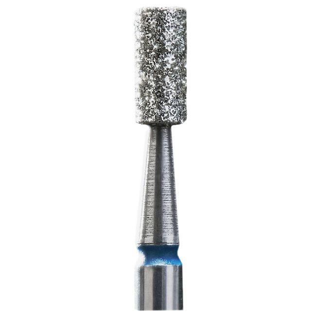 Фреза алмазная Staleks Цилиндр (диаметр 2.5 мм, рабочая часть 6 мм, синяя)