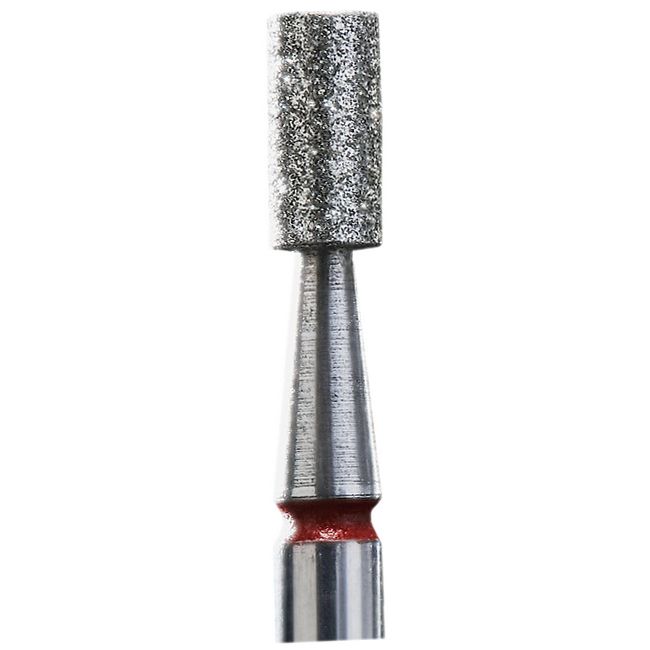 Фреза алмазная Staleks Цилиндр (диаметр 2.5 мм, рабочая часть 6 мм, красная)