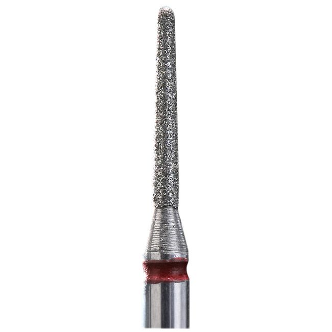 Фреза алмазна Staleks Голка (діаметр 1.6 мм, робоча частина 10 мм, червона)