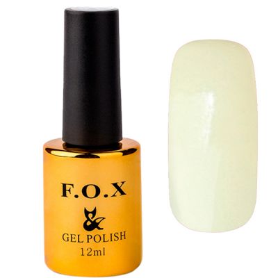 Гель-лак F.O.X Gel Polish Gold French №719 (молочно-лимонный, для френча) 12 мл