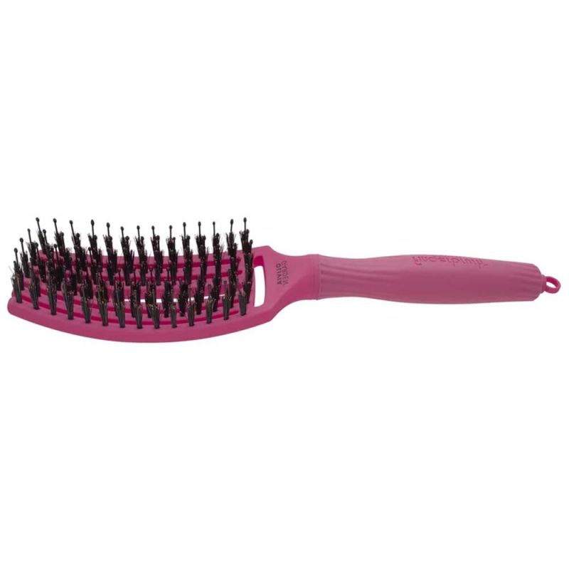 Щітка для укладання волосся Olivia Garden Finger Brush Combo Hot Pink