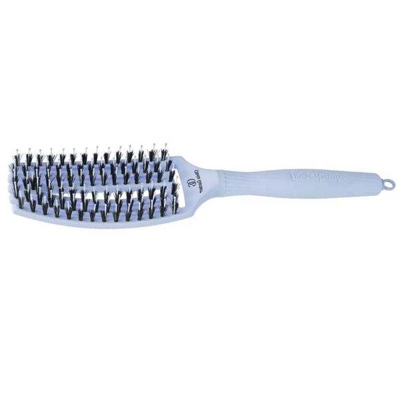 Щітка для укладки волосся Olivia Garden Finger Brush Combo Medium Pastel Blue