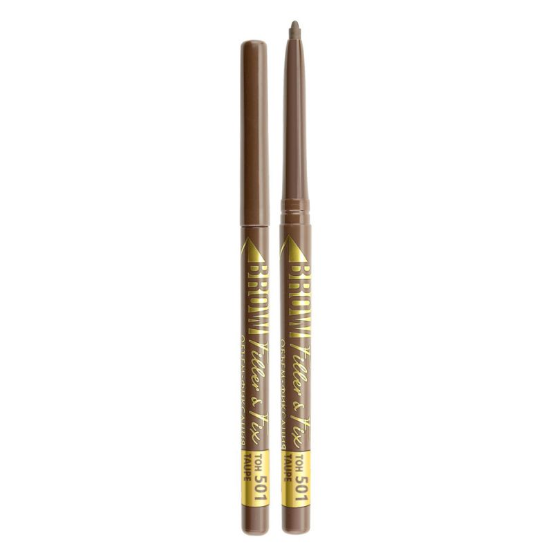 Механический карандаш для бровей Luxvisage Brow Filler&Fix №501 (тауповый)