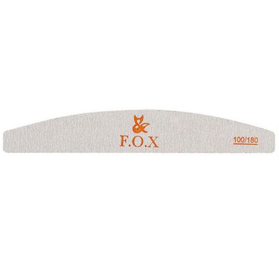 Пилка для ногтей деревянная F.O.X (100/180 грит)