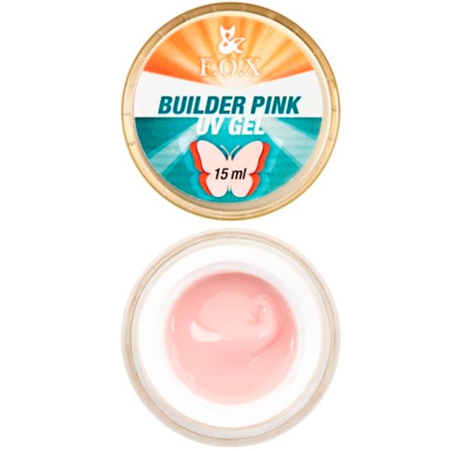Моделирующее гель-желе F.O.X Gele Builder Gel Pink (розовый) 15 мл