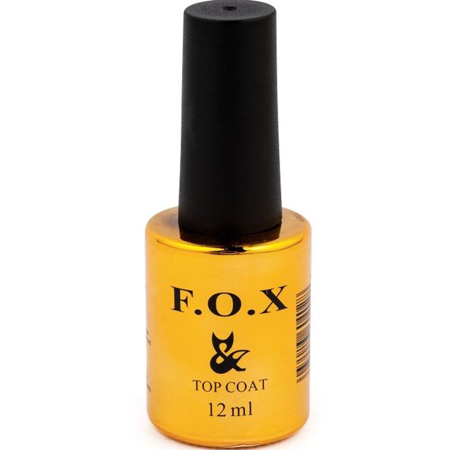 Топове покриття для нігтів F.O.X Top Pearl Gold 12 мл