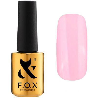 Гель-лак F.O.X Pigment Gel Polish №018 (світло-рожевий, емаль) 7 мл